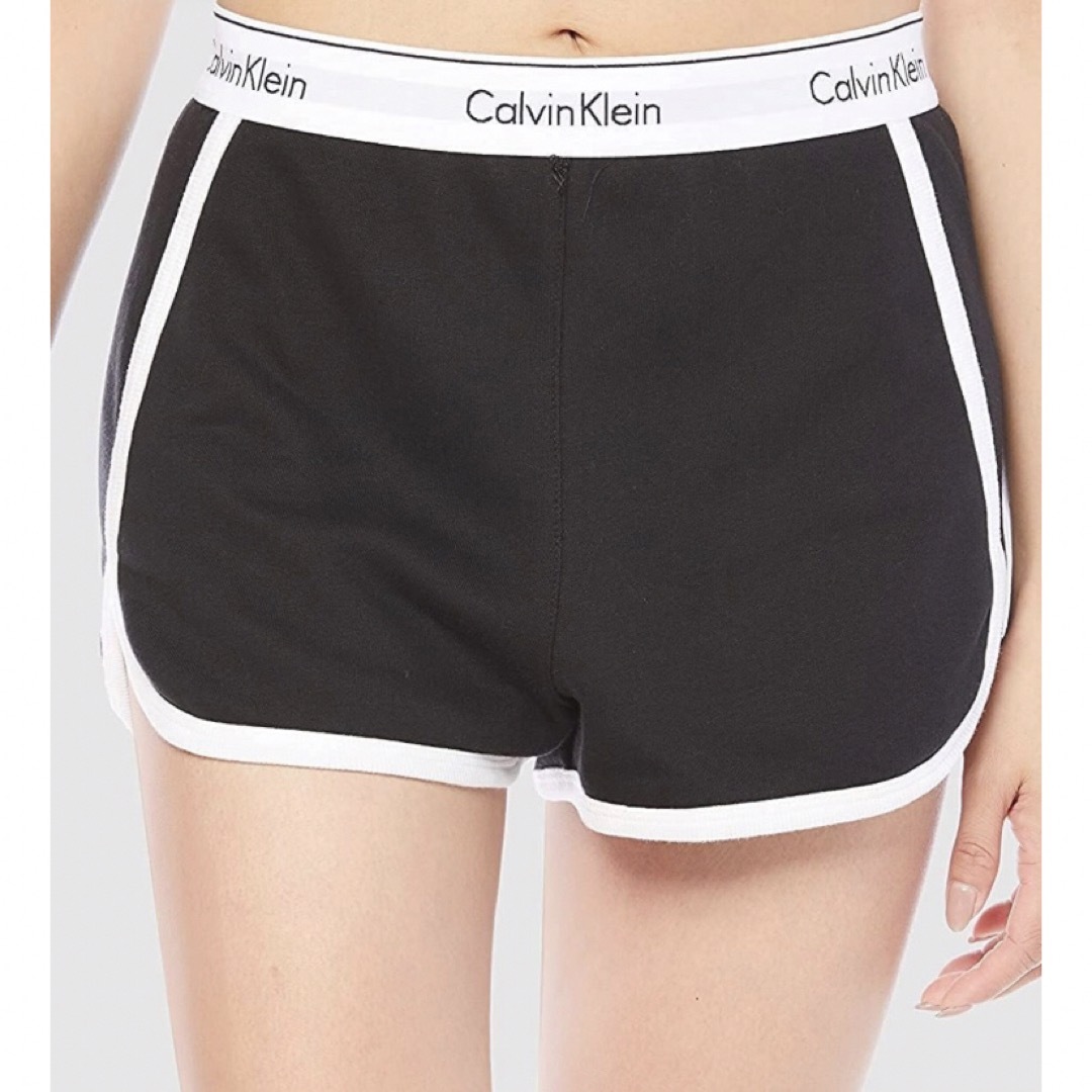 ck Calvin Klein(シーケーカルバンクライン)のカルバンクライン　ck ショートパンツ ブラック 下着 Sサイズ レディースのパンツ(ショートパンツ)の商品写真