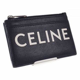 セリーヌ(celine)の【中古】【ABランク】CELINE セリーヌ ジップカードホルダー 10F993DMF.38SI カードケース パスケース 小銭入れ レザー ブラック メンズ レディース 【ISEYA】(財布)