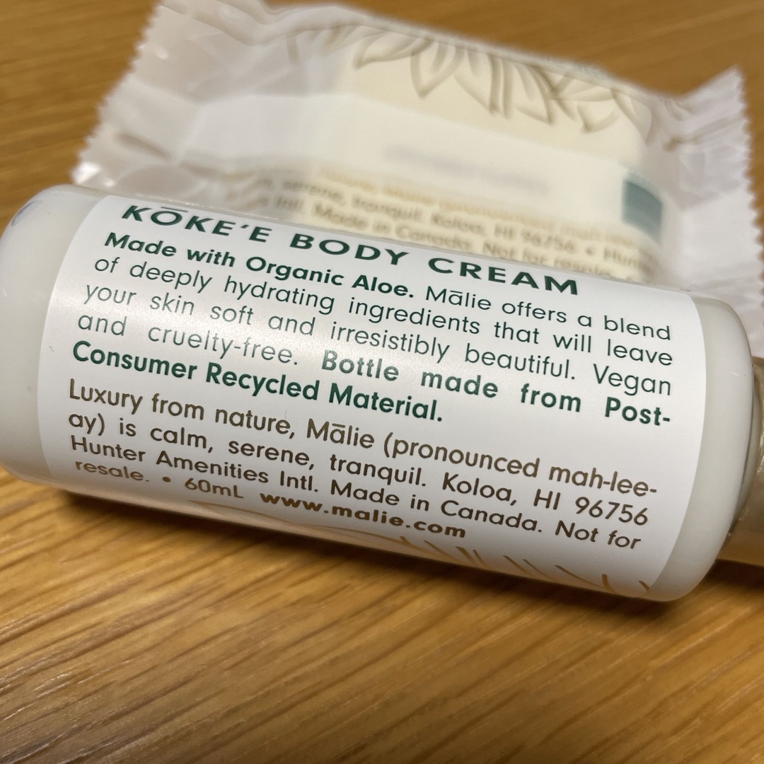 Malie Organics(マリエオーガニクス)のマリエオーガニクス　BODY CREAM&BAR SOAP コスメ/美容のボディケア(ボディクリーム)の商品写真