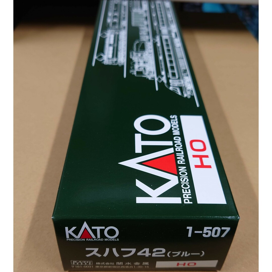 KATO HO 1-507 スハフ42 ブルー エンタメ/ホビーのおもちゃ/ぬいぐるみ(鉄道模型)の商品写真