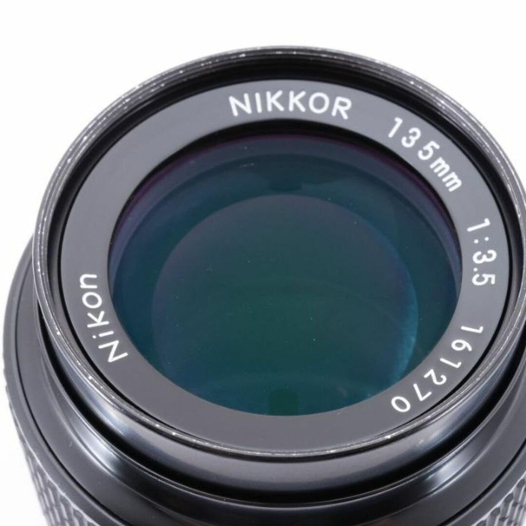 実用品 NIKON NIKKOR 135㎜ f3.5 MF レンズ C421