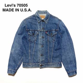 リーバイス(Levi's)の☆リーバイス 70505 ヴィンテージ デニム ジャケット USA製 Gジャン(Gジャン/デニムジャケット)