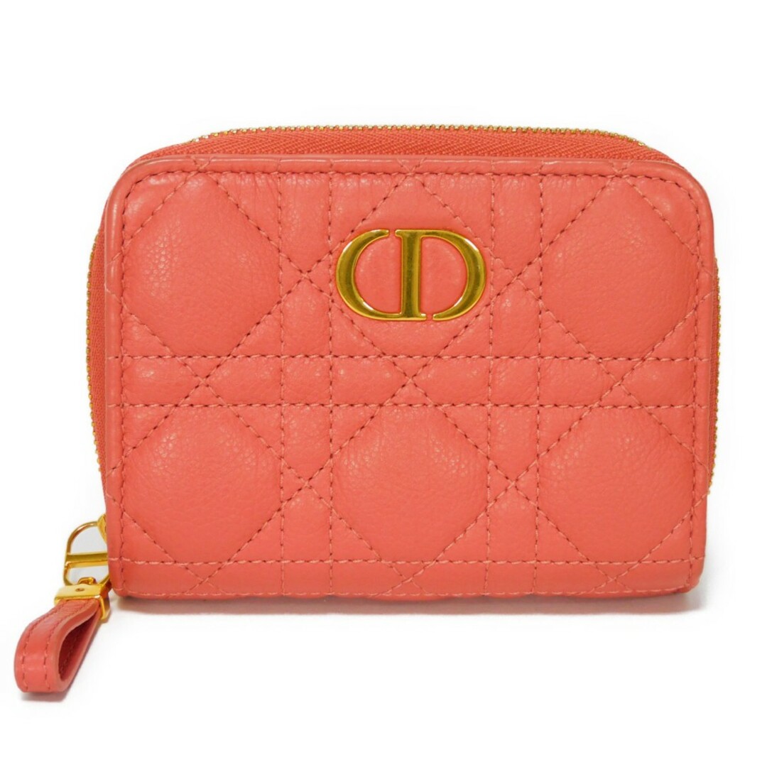 Dior(ディオール)のDior ディオール カロ バイフォールド ウォレット CDロゴ ステッチ カナージュ ダークピンク 二つ折り財布 S5032UWHC レディースのファッション小物(財布)の商品写真