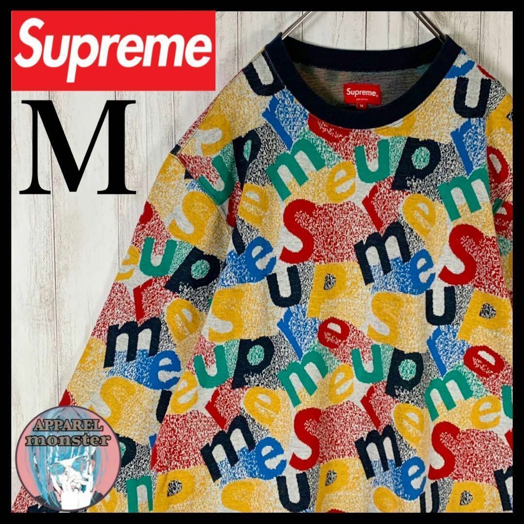 【超希少デザイン】Supreme 総柄 ロゴ満載 即完売モデル 希少 スウェット | フリマアプリ ラクマ