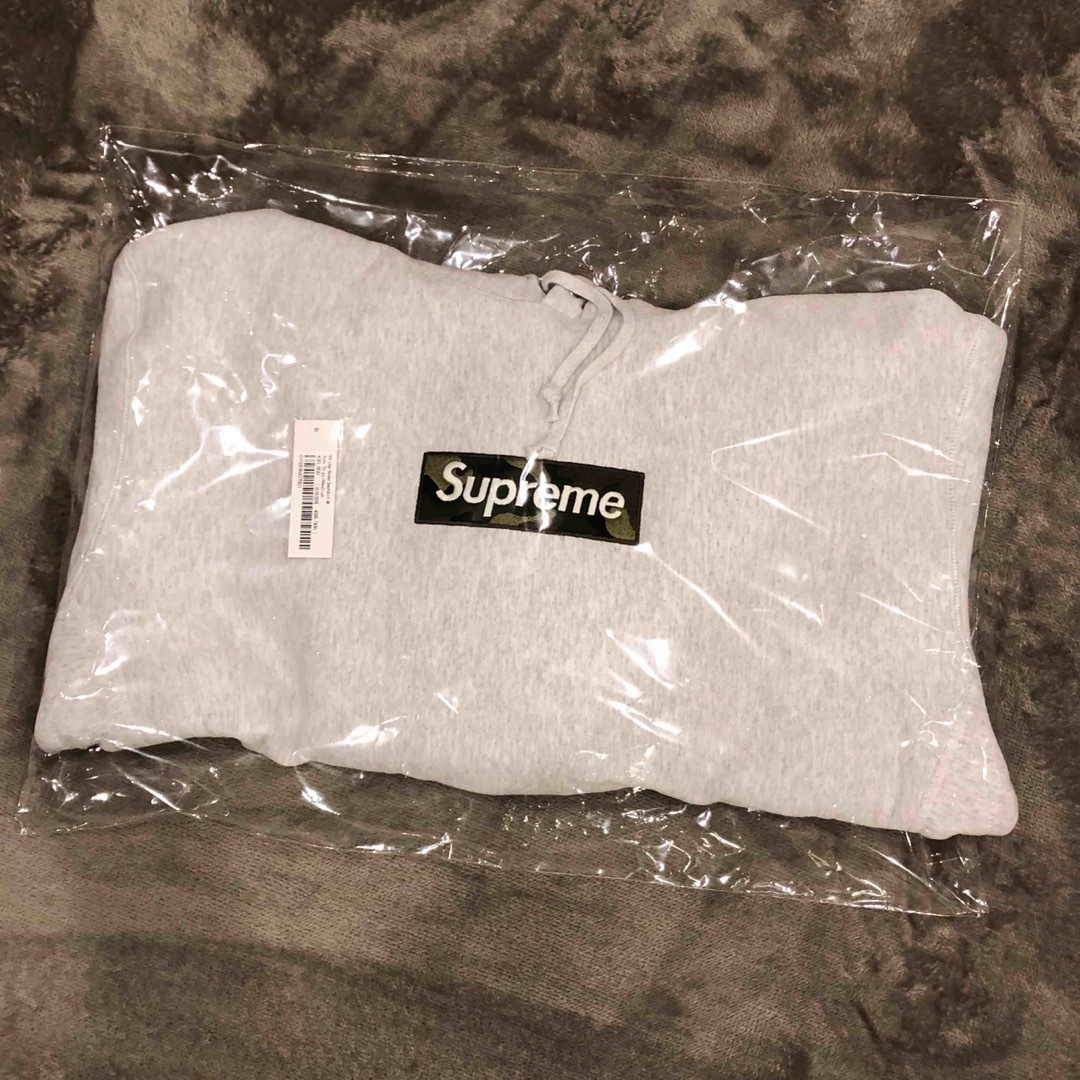 Supreme(シュプリーム)のやま様専用 Supreme シュプリーム Box Logo フーディ M グレー メンズのトップス(パーカー)の商品写真