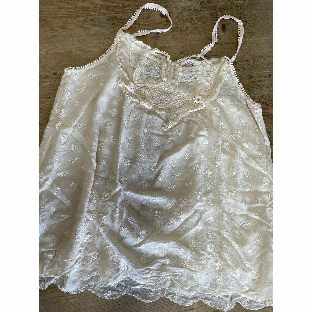 TSUMORI CHISATO - tsumori chisato ツモリチサト チョウチョレースキャミソール 美品