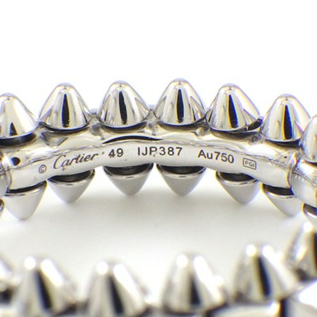Cartier(カルティエ)のカルティエ Cartier リング クラッシュ ドゥ SM B4233149 K18WG 9号 / 49 【箱・保付き】 【中古】 レディースのアクセサリー(リング(指輪))の商品写真