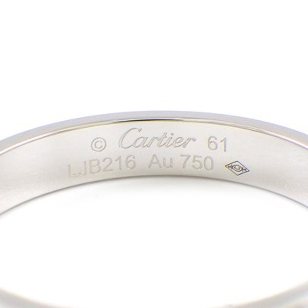 Cartier(カルティエ)のカルティエ Cartier リング ミニラブ K18WG 20.5号 / #61 【中古】 レディースのアクセサリー(リング(指輪))の商品写真