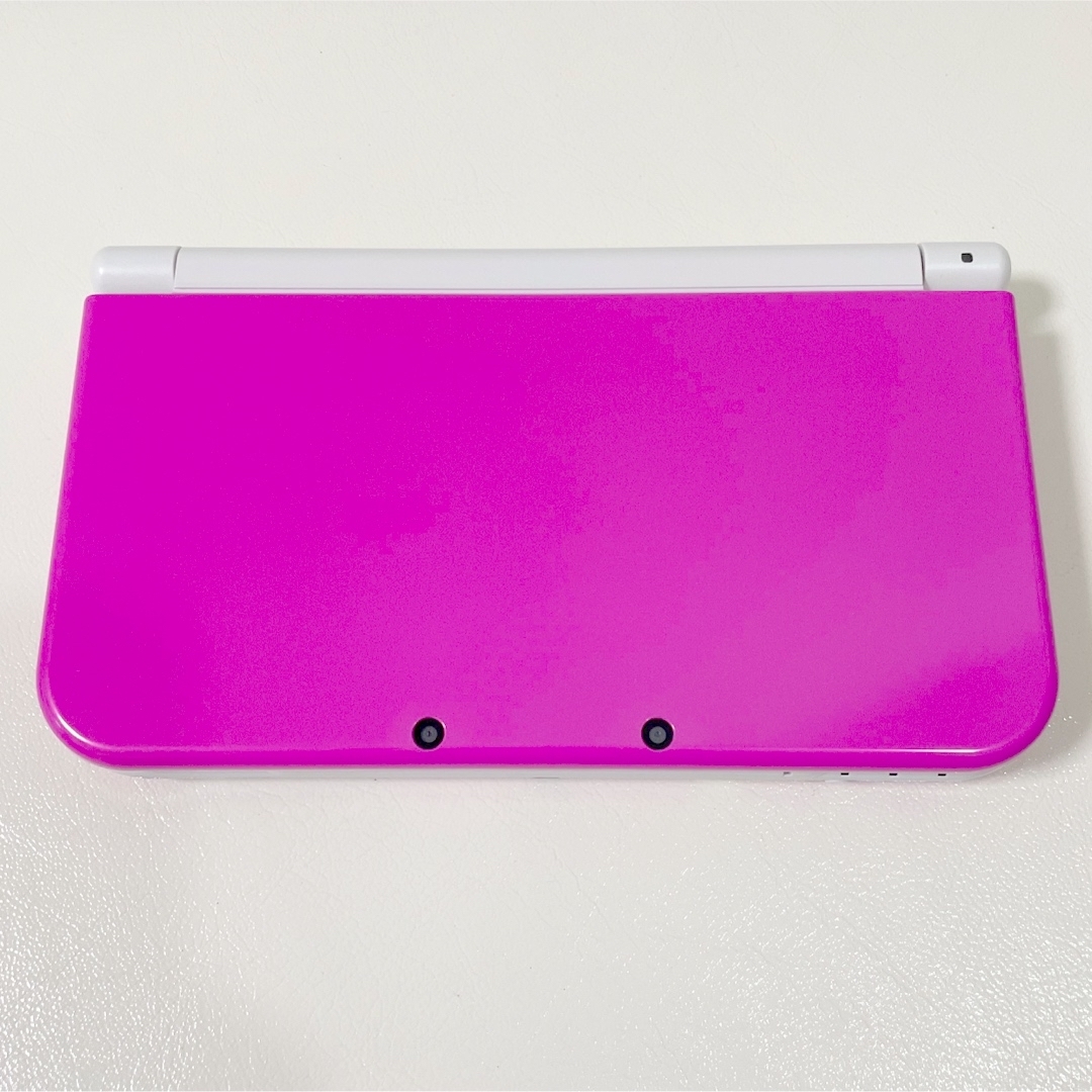 ニンテンドー3DS(ニンテンドー3DS)のNewニンテンドー3DS LL ピンク ホワイト 本体 Nintendo 白 エンタメ/ホビーのゲームソフト/ゲーム機本体(携帯用ゲーム機本体)の商品写真