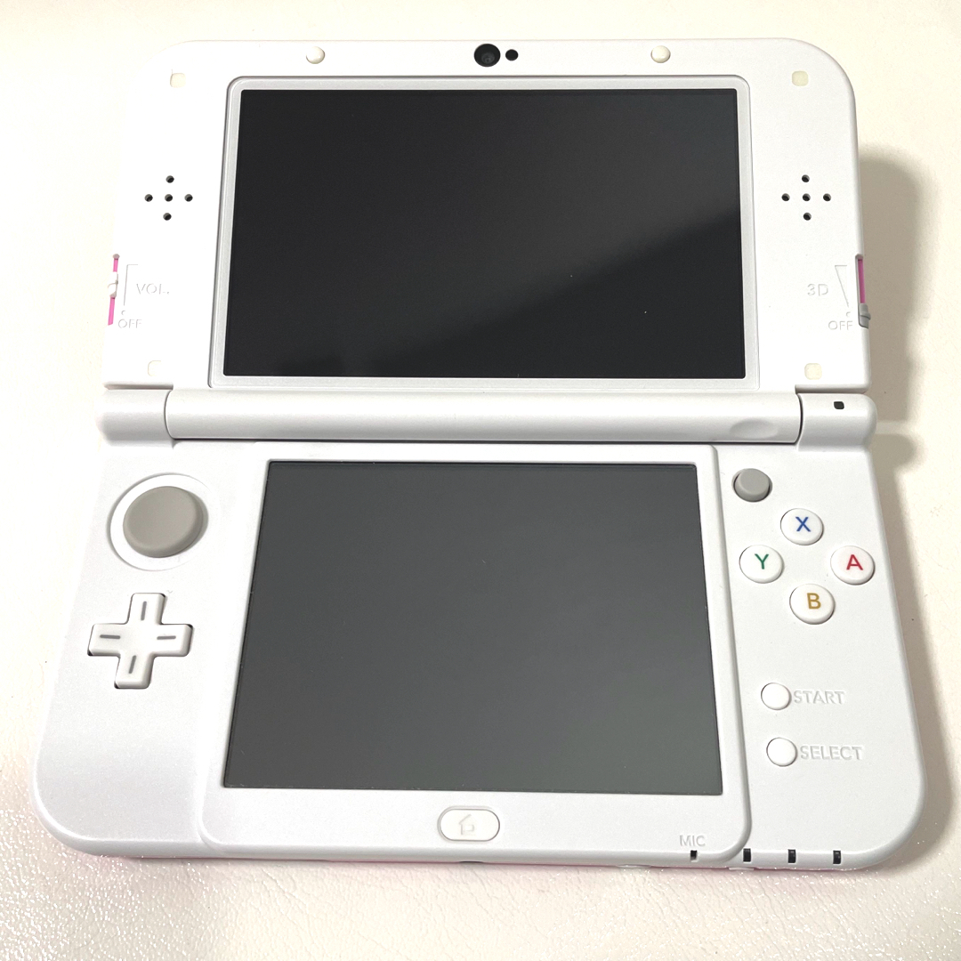 ニンテンドー3DS(ニンテンドー3DS)のNewニンテンドー3DS LL ピンク ホワイト 本体 Nintendo 白 エンタメ/ホビーのゲームソフト/ゲーム機本体(携帯用ゲーム機本体)の商品写真