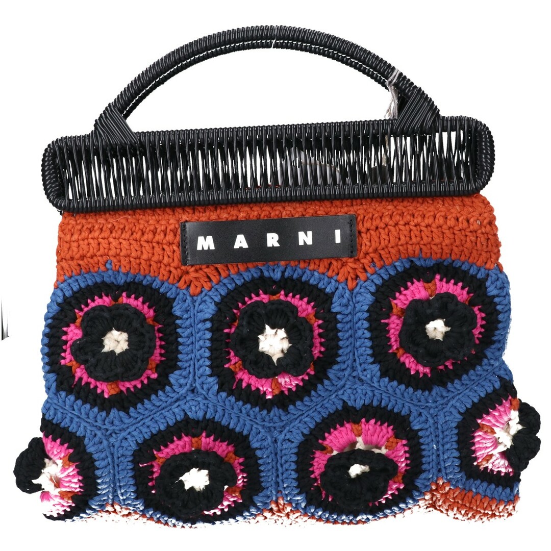 Marni(マルニ)のマルニ 【新品同様】MARNI FLOWER CAFE マルニ フラワーカフェ BOMH0001Q0 FC001 JQC80 CROCHET BAG フラワー クロシェバッグ レディースのバッグ(ハンドバッグ)の商品写真