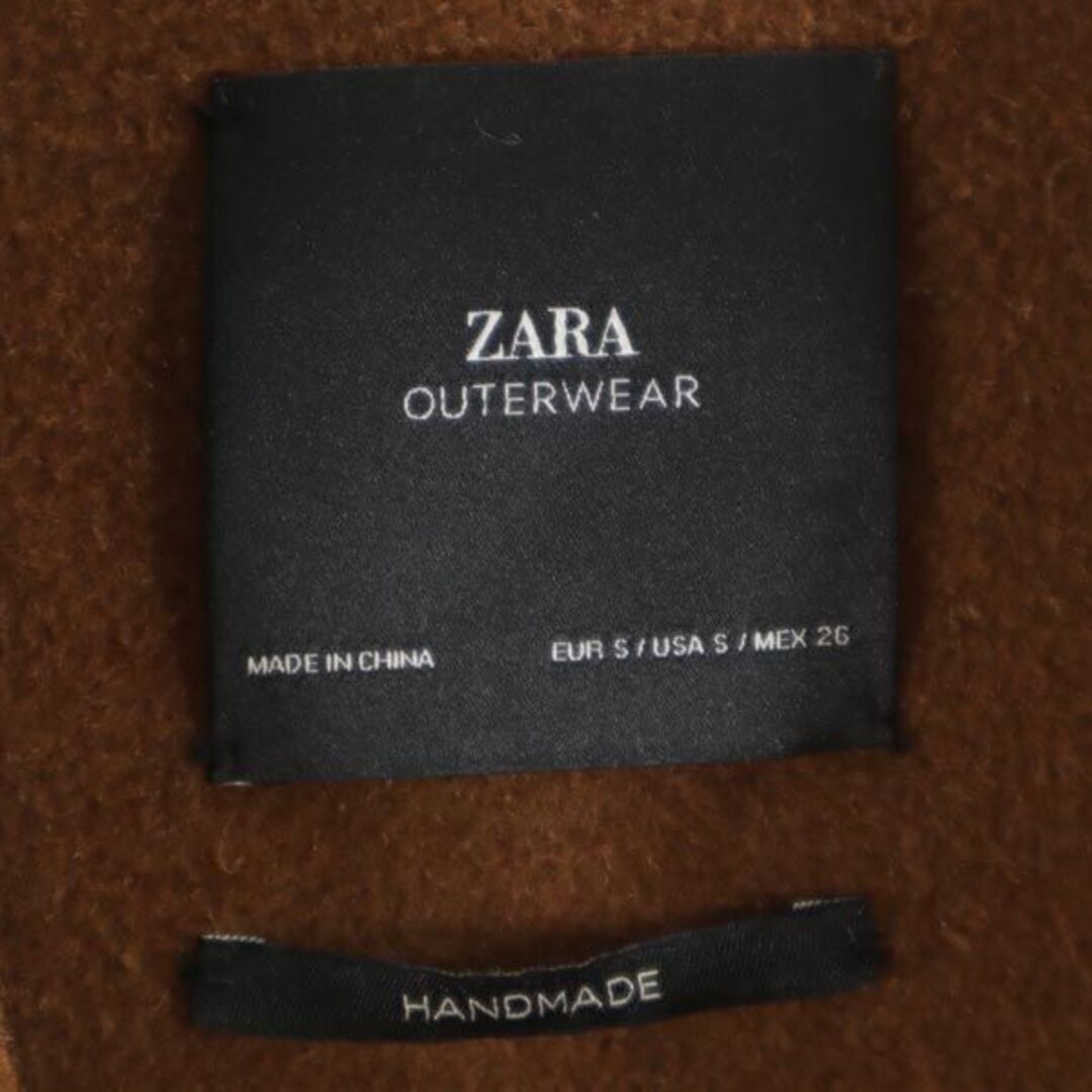 ZARA(ザラ)のザラ ガウンコート S ブラウン ZARA OUTERWEAR レディース 古着 【231221】 レディースのジャケット/アウター(ガウンコート)の商品写真