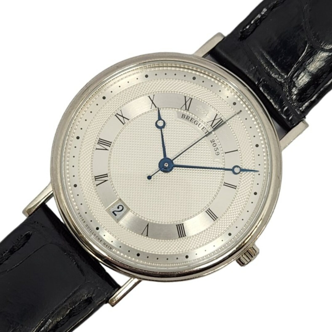 Breguet(ブレゲ)の　ブレゲ Breguet クラシック ツインバレル 5930BB/12/986 シルバー K18WG/クロコダイルレザーベルト 自動巻き メンズ 腕時計 メンズの時計(その他)の商品写真