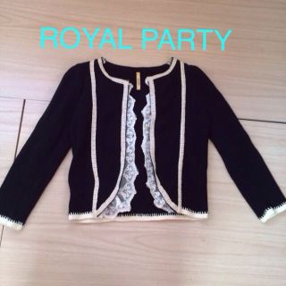 ロイヤルパーティー(ROYAL PARTY)のROYAL PARTY レースジャケット(ノーカラージャケット)