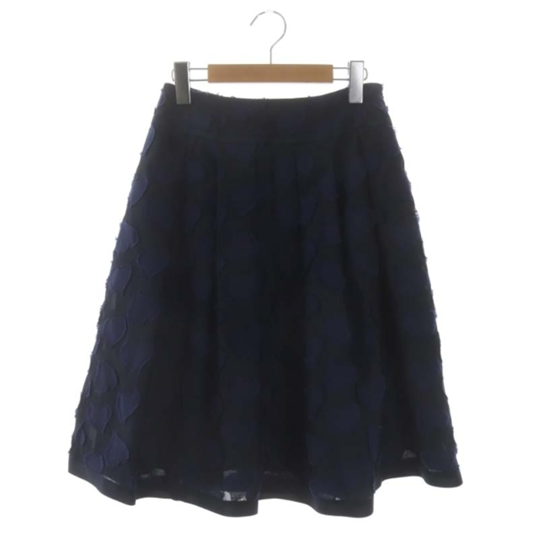 M'S GRACY(エムズグレイシー)のエムズグレイシー ハート ジャガードスカート 膝丈 フレア 217123 レディースのスカート(ひざ丈スカート)の商品写真