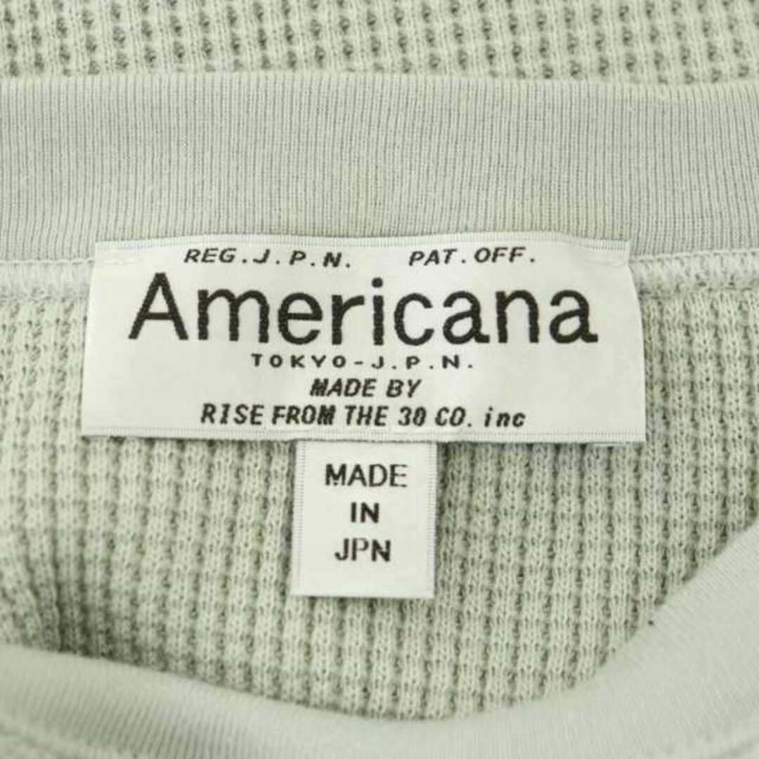 AMERICANA(アメリカーナ)のアメリカーナ AMERICANA Tシャツ カットソー フレンチスリーブ ロゴ レディースのトップス(Tシャツ(半袖/袖なし))の商品写真