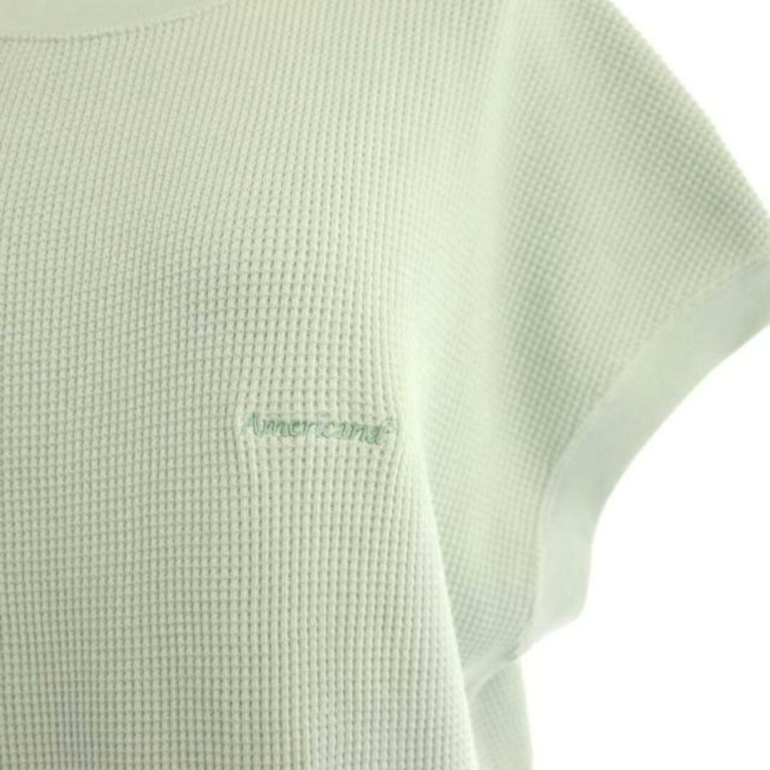 AMERICANA(アメリカーナ)のアメリカーナ AMERICANA Tシャツ カットソー フレンチスリーブ ロゴ レディースのトップス(Tシャツ(半袖/袖なし))の商品写真