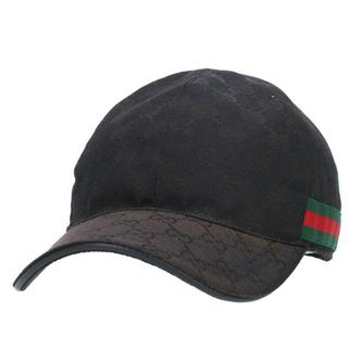 グッチ(Gucci)のグッチ  200035 KQWBG シェリーラインGGキャンバスベースボールキャップ メンズ L(キャップ)