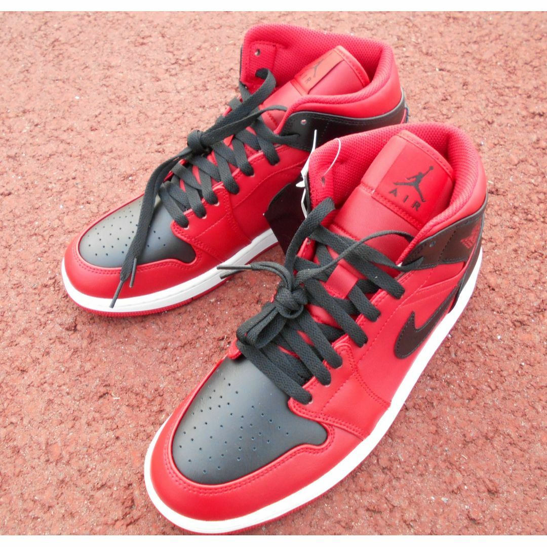 Jordan Brand（NIKE）(ジョーダン)のNIKE AIR JORDAN 1 MID gymred 554724-660 メンズの靴/シューズ(スニーカー)の商品写真