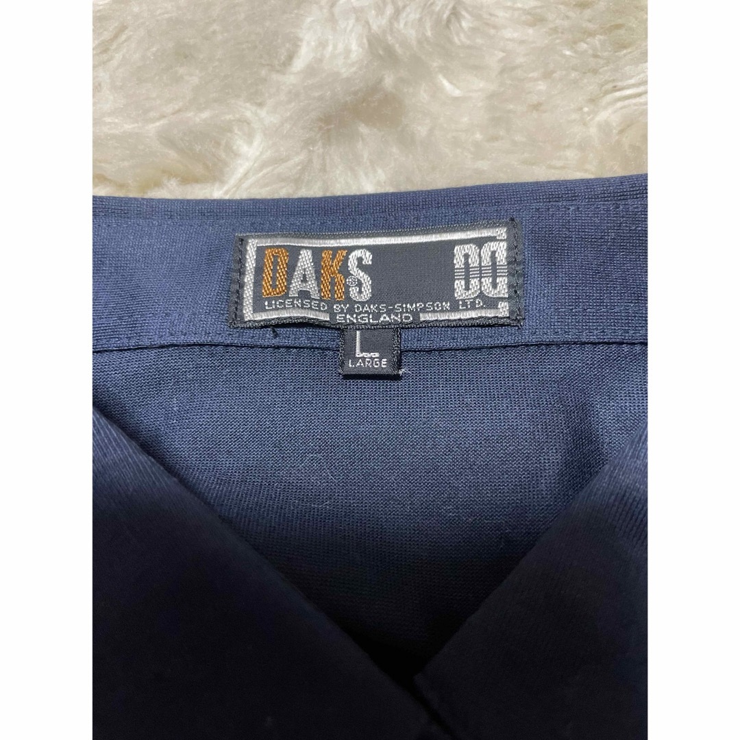 DAKS(ダックス)の DAKS レディース長袖ポロシャツ  ネイビー  チェック レディースのトップス(ポロシャツ)の商品写真