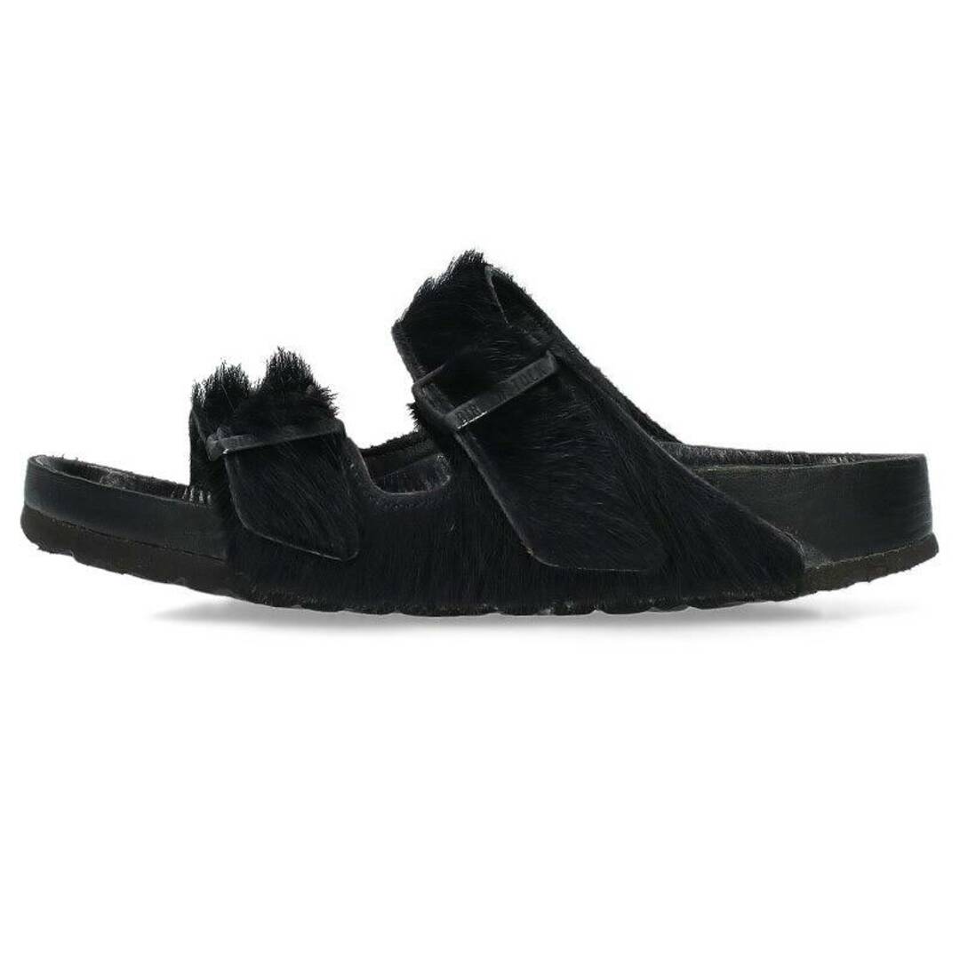 Rick Owens(リックオウエンス)のリックオウエンス ×ビルケンシュトック BIRKENSTOCK ハラコレザーサンダル レディース 24.5cm レディースの靴/シューズ(サンダル)の商品写真