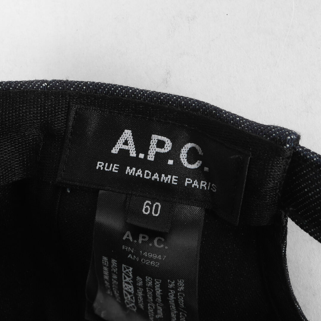 A.P.C - 美品 A.P.C. アーペーセー キャップ サイズ:60 23SS