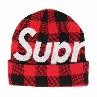 supreme Big Logo Beanieの通販 1,000点以上 | フリマアプリ ラクマ