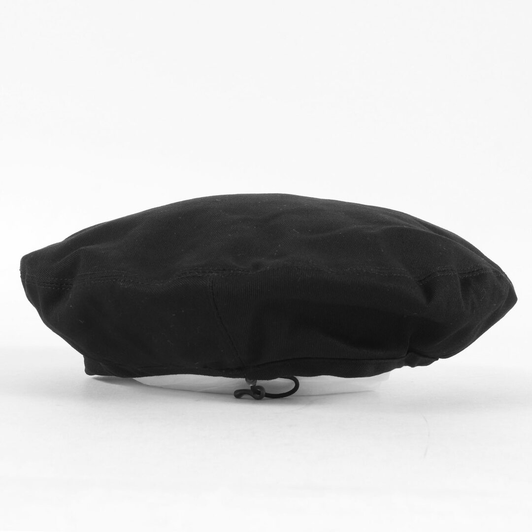 Yohji Yamamoto(Ys) ヨウジヤマモト サイズ:M/L 23AW NEW ERA ニューエラ シグネチャーロゴ コットン ベレー帽 BERET YY LOGO HJ-H95-972 キャップ ハット 帽子 ブラック 黒 【メンズ】 メンズの帽子(ハンチング/ベレー帽)の商品写真