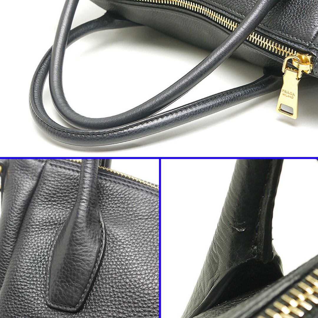 PRADA(プラダ)のプラダ PRADA ハンドバッグ A4サイズ対応 ブラック 黒 ※ストラップ欠品 レディースのバッグ(その他)の商品写真