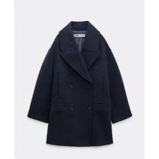 ザラ(ZARA)のウールコート　LIMITED EDITION(ピーコート)