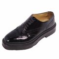 エルメス HERMES レザーシューズ オックスフォード ウィングチップ 内羽根 カーフレザー シューズ 靴 レディース 35 1/2(22.5cm相当) ブラック
