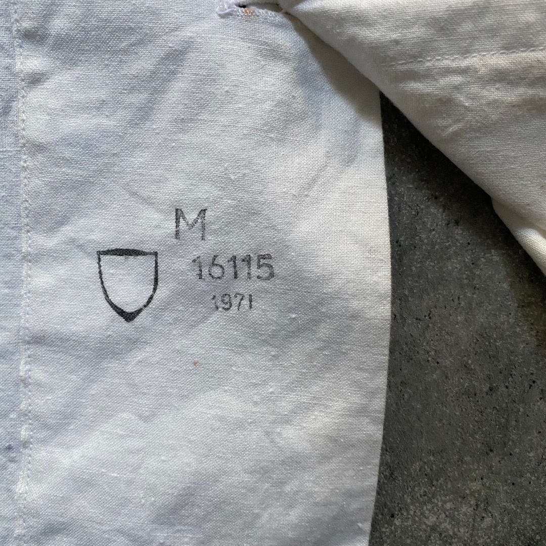 MILITARY(ミリタリー)の70s スウェーデン軍 スノーカモパーカー m-62 ホワイト c46 メンズのジャケット/アウター(マウンテンパーカー)の商品写真