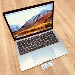 マック(Mac (Apple))のMacBook pro 13インチ 2017 タッチバー 上位 管理番号2652(ノートPC)