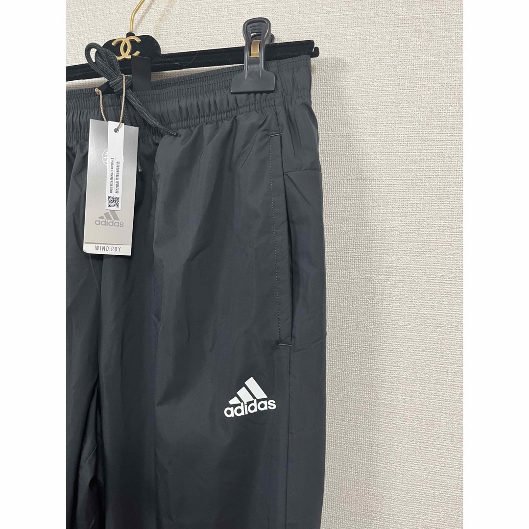 アディダス ウインドパンツ 冬用 裏起毛タイプ M 新品タグ付 カーボン