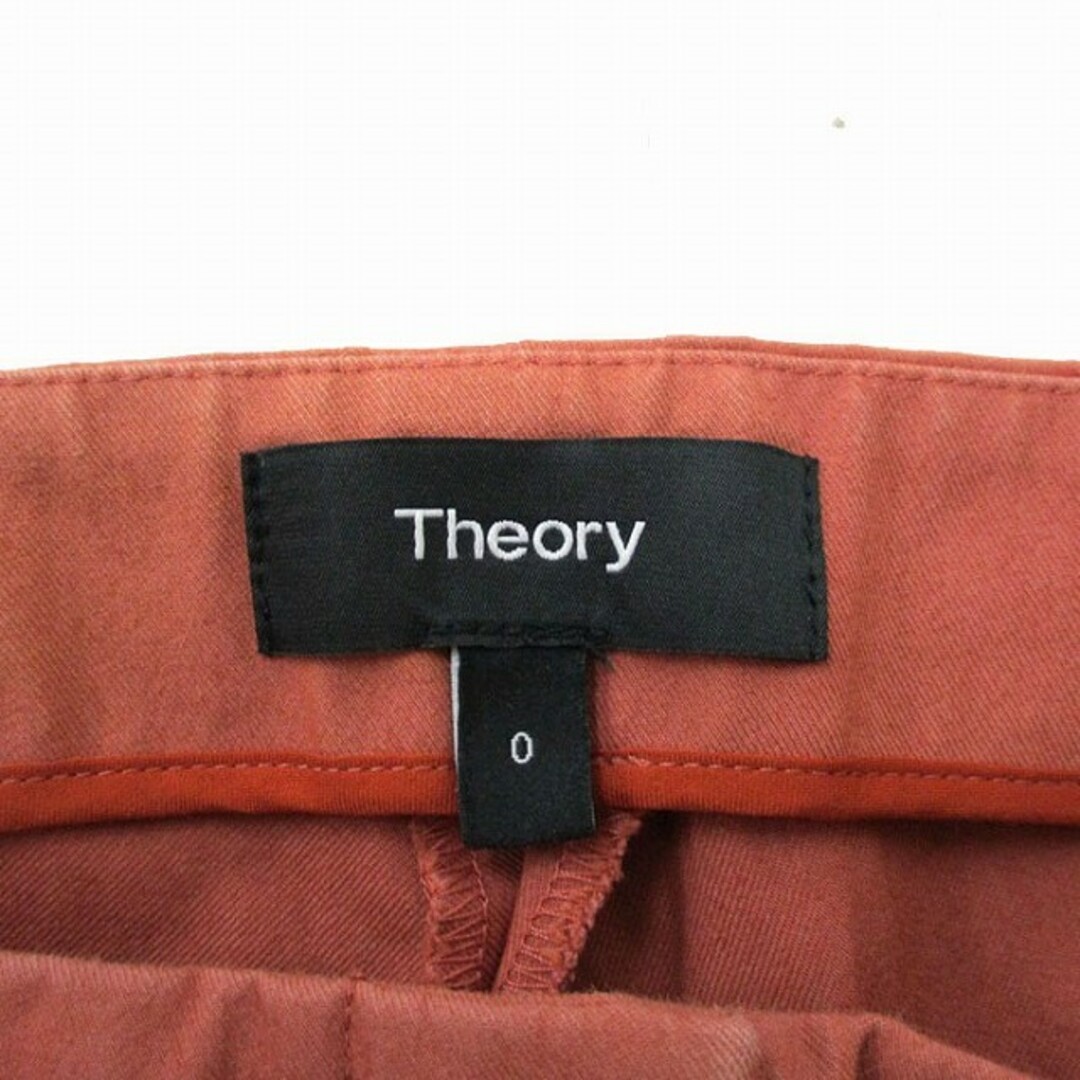 theory(セオリー)のセオリー theory スキニー スリム パンツ 無地 0 オレンジピンク レディースのパンツ(その他)の商品写真