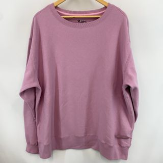 ファセッタズム(FACETASM)のRIOT FACETASM ライオット ファセッタズム BASIC SWEAT メンズスウェット　ピンク　L(スウェット)