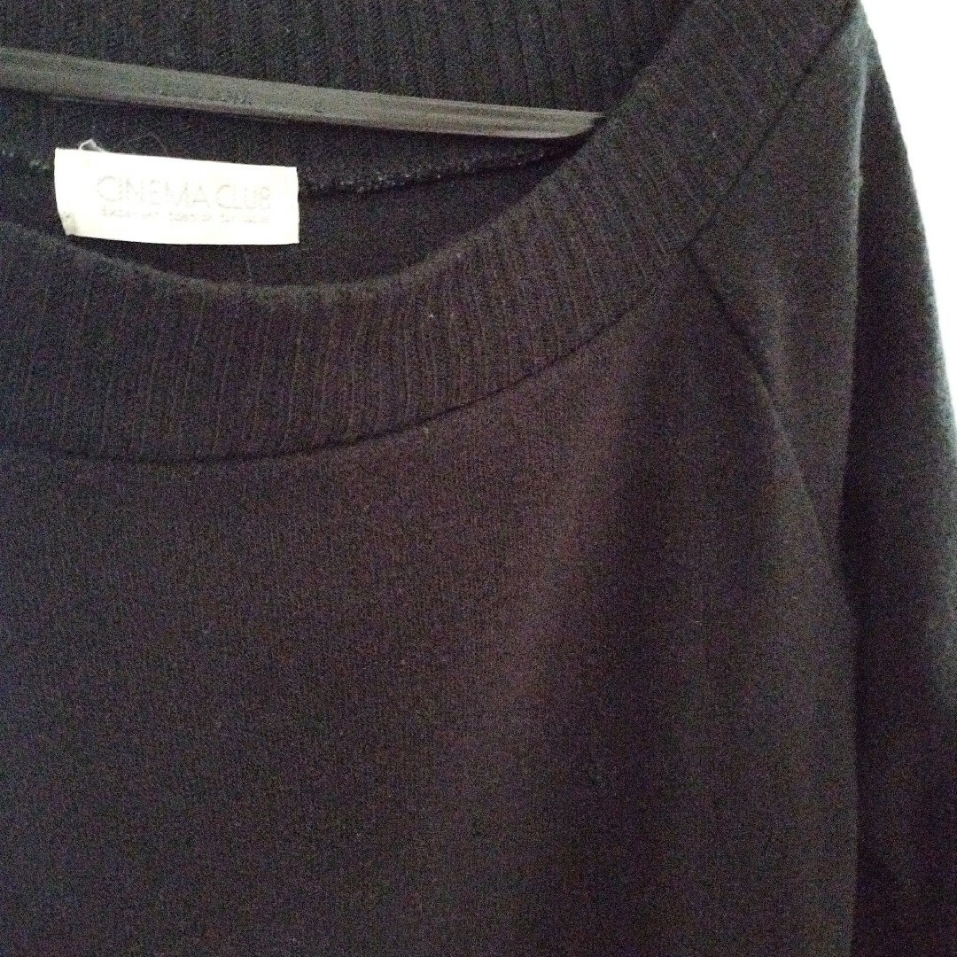 CINEMA CLUB(シネマクラブ)のブラック　セーター レディースのトップス(ニット/セーター)の商品写真