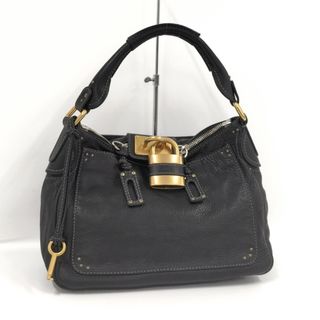 クロエ(Chloe)のChloe ハンドバッグ ワンショルダーバッグ カデナ レザー ブラック(ショルダーバッグ)