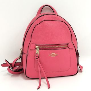 コーチ(COACH)のCOACH リュックサック レザー ピンク F30530(リュック/バックパック)