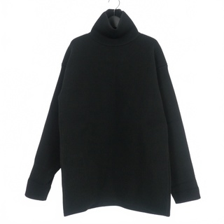 バレンシアガ(Balenciaga)のバレンシアガ リブ タートルネックニット セーター 長袖 XS 黒(ニット/セーター)