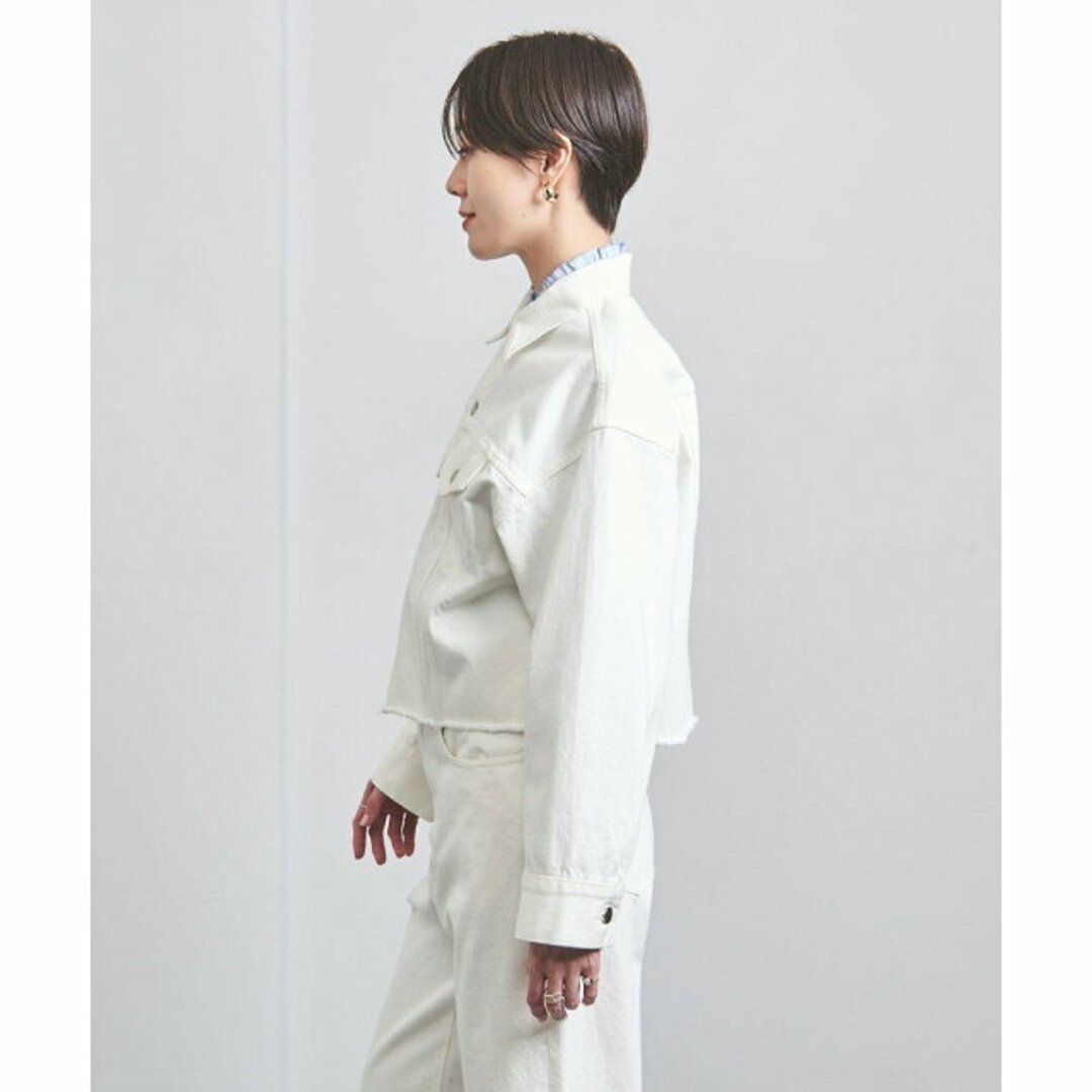 UNITED ARROWS(ユナイテッドアローズ)の【WHITE】【S（36）】カットオフ デニムジャケット その他のその他(その他)の商品写真