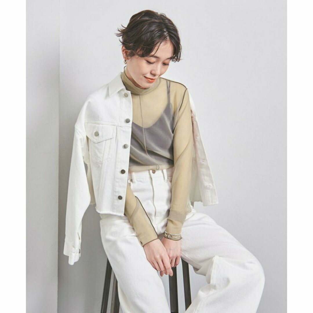 UNITED ARROWS(ユナイテッドアローズ)の【WHITE】カットオフ デニムジャケット その他のその他(その他)の商品写真