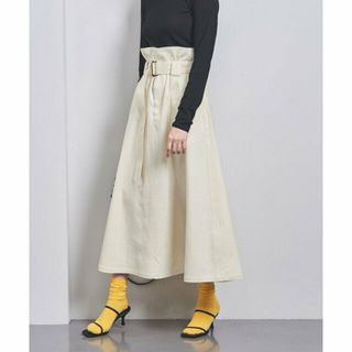 ユナイテッドアローズ(UNITED ARROWS)の【OFF WHITE】C ベルテッド フレアスカート(その他)