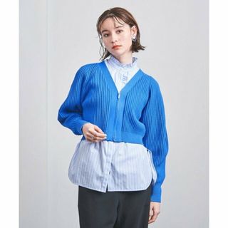 ユナイテッドアローズ(UNITED ARROWS)の【COBALT】カノコリブ ショート カーディガン(カーディガン)