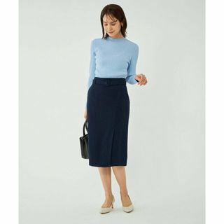 ユナイテッドアローズグリーンレーベルリラクシング(UNITED ARROWS green label relaxing)の【LT.BLUE】<1_OF MINE>リブ クルーネック プルオーバー ニット -ウォッシャブル-(ニット/セーター)