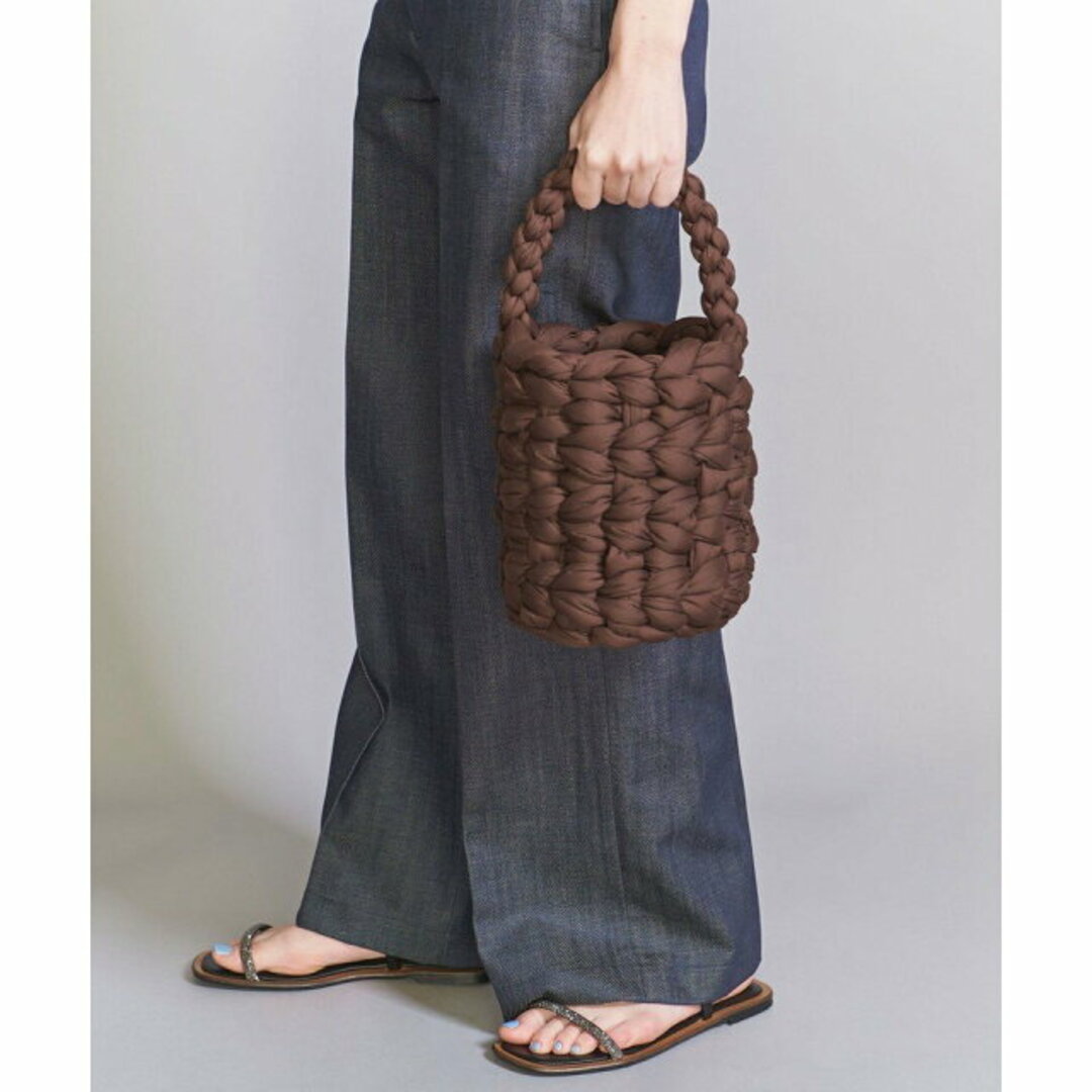 BEAUTY&YOUTH UNITED ARROWS(ビューティアンドユースユナイテッドアローズ)の【DK.BROWN】【FREE】<JAMIRAY>WOVEN BASKET バッグ レディースのバッグ(かごバッグ/ストローバッグ)の商品写真