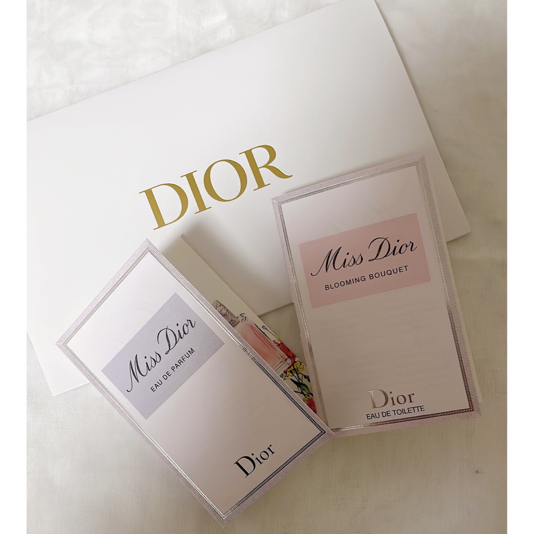 Dior(ディオール)のミスディオール 香水 サンプル2種 コスメ/美容のキット/セット(サンプル/トライアルキット)の商品写真