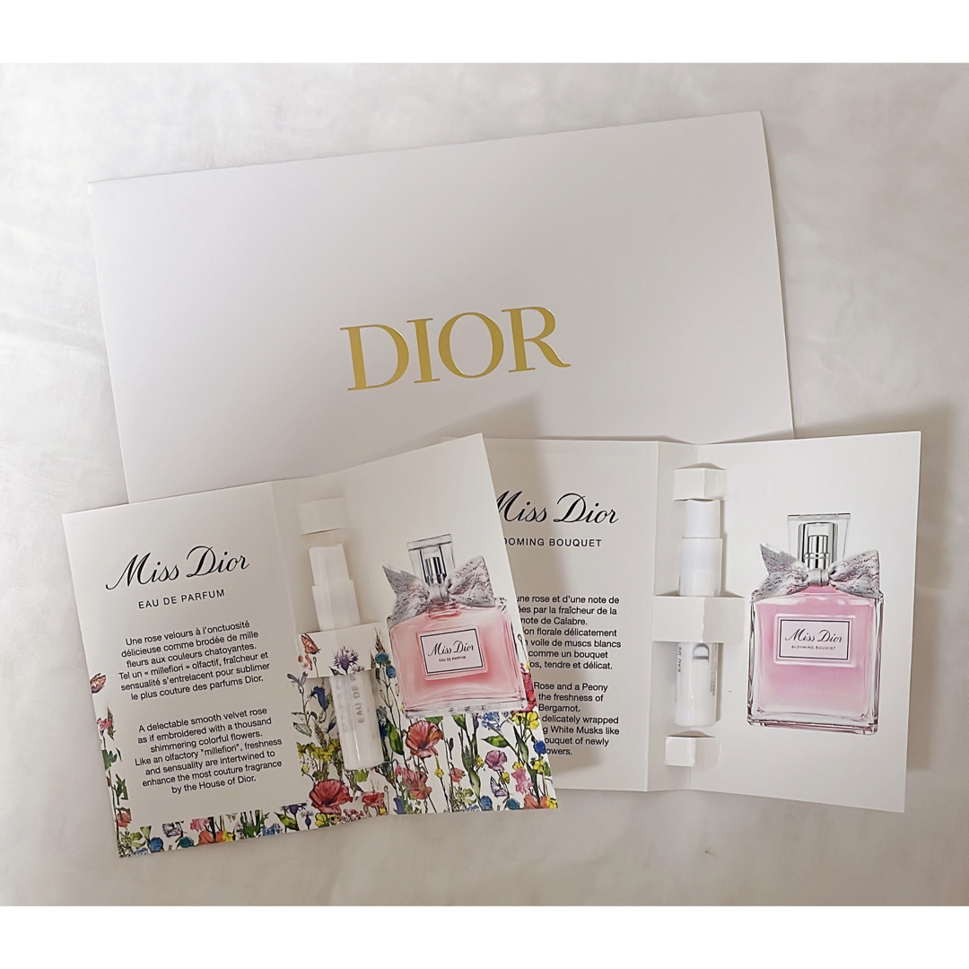 Dior(ディオール)のミスディオール 香水 サンプル2種 コスメ/美容のキット/セット(サンプル/トライアルキット)の商品写真