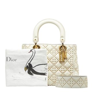 ディオール(Dior)のディオール レディーディオール スタッズ ハンドバッグ ショルダーバッグ 2WAY レザー レディース Dior 【1-0127769】(ハンドバッグ)