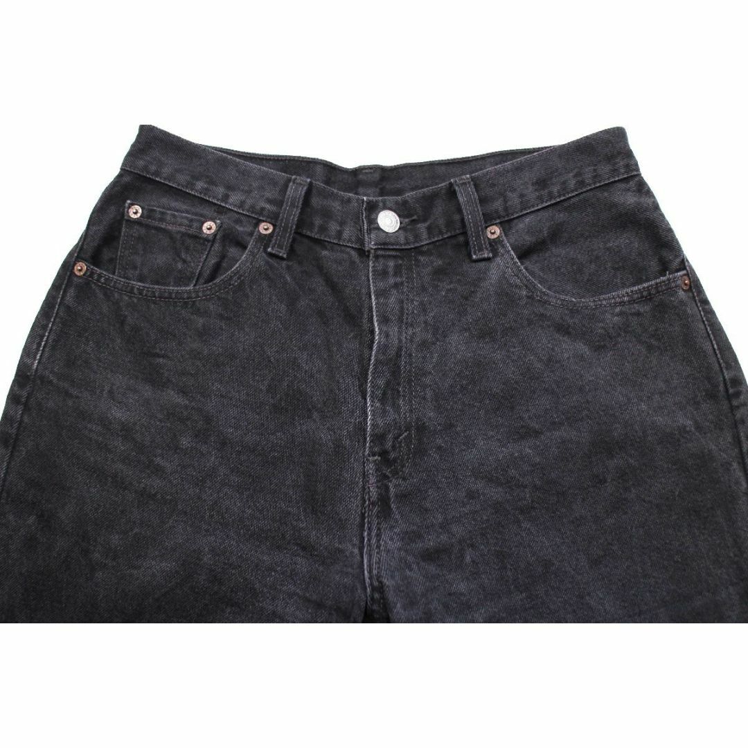 Levi's(リーバイス)の00s メキシコ製 Levi'sリーバイス 709 ブラック デニムパンツ 10★SDP2458 オールド ジーンズ テーパード ワイド バギー ルーズ レディースのパンツ(デニム/ジーンズ)の商品写真